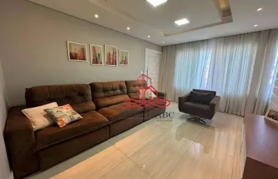 Sobrado com 4 dormitórios à venda, 204 m² por r$ 1.100.000,00 - vila pires - santo andré/sp