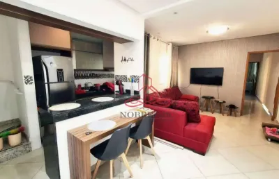 Cobertura com 3 dormitórios à venda, 75 m² por r$ 850.000 - paraíso - santo andré/sp