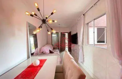 Cobertura com 2 dormitórios à venda, 74 m² por r$ 350.000,00 - vila américa - santo andré/sp