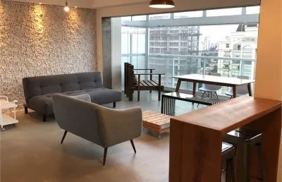 Apartamento à venda de 85 m² no brooklin de 1 dormitório, 1 suite e 1 vaga.