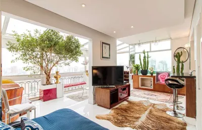 Apartamento com 1 quarto à venda na Rua Demóstenes, --, Campo Belo, São Paulo