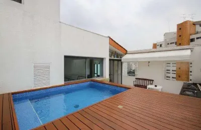 Linda cobertura com piscina e area gourmet - campo belo
