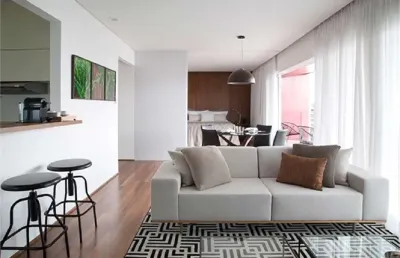 Apartamento para locação na vila olímpia de 90m² com 1 suíte e 2 vagas.