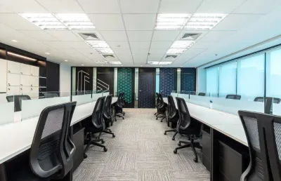Escritório totalmente mobiliado no coração da vila olímpia