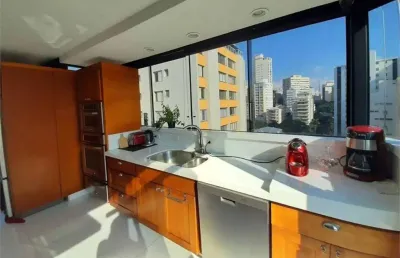 Cobertura duplex 392m2 no higienópolis 4 dormitórios 4 vagas de garagem px ao shopping