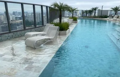 Apartamento a venda no brooklin, a 200 m do metrô, com 81 m2, terraço, 3 quartos (1 suíte) e 1 vaga.