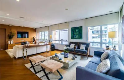 Imóvel de alto padrão em moema são paulo, apartamento cobertura duplex ampla área interna, bom local