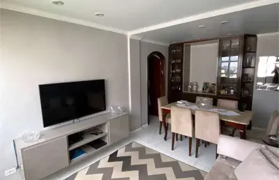 Apartamento à venda de 91 m² ém pinheiros com 3 quartos sendo 1 suíte e 1 vaga.