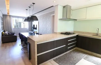 Apartamento mobiliado na vila mariana com 82m² , 2 dormitórios e escritório.