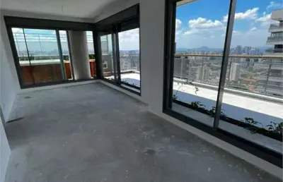 Magnifico apartamento no brooklin - vista deslumbrante e etrna