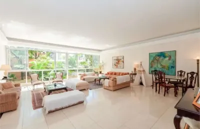 Apartamento com 4 dormitórios, 4 suítes e 3 vagas em andar baixo em higienópolis