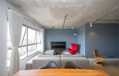 Apartamento de 70m², 2 dormitótios, 1 banheiro e uma vaga no campo belo.