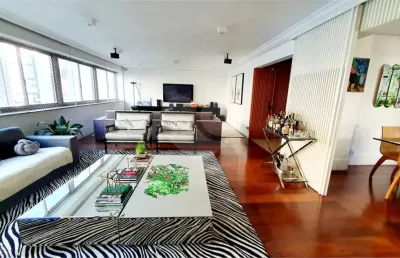 Apartamento 250m2, 4 dormitórios, 1 suíte, living 2 ambientes, 2 vagas, em higienópolis.