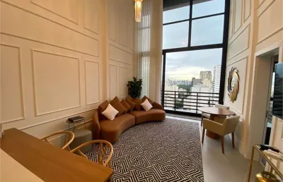 Flat duplex totalmente mobiliado com 110m2 no melhor ponto da rua augusta