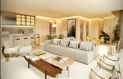Residencial com serviços de camareiras e manobristas.
