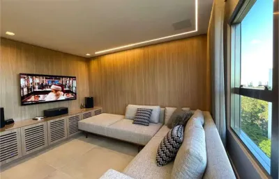Apartamento mobiliado com 1 dormitório 1 suíte  2 vagas para locação ou venda no alto da boa vista