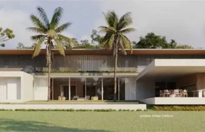 Casa de alto padrão com assinatura  exclusiva de renomado arquiteto, na fazenda boa vista
