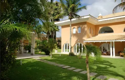 Casa no jardim  acapulco guarujá, 7 suítes terreno com 2.000 m².