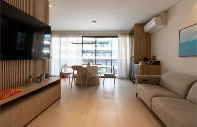 Duplex com 1 suíte, sala com varanda e cozinha gourmet integrada, lavabo, 1 vaga na vila olímpia