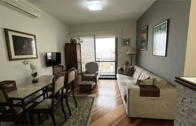 Cobertura duplex 1 dormitorio 2 banheiros, terraço e varanda 1 vaga
