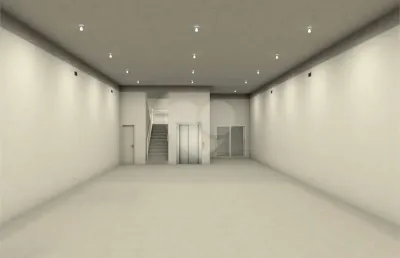 Casa comercial com 643m² de área útil num terreno de 264m²