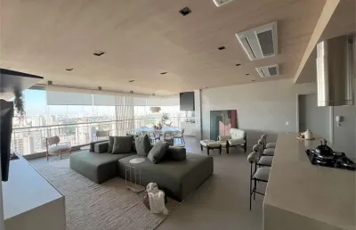 Apartamento no brooklin - são paulo sp - 3 quartos, 3 suítes, varanda gourmet. 3 vagas, 197 m2 util