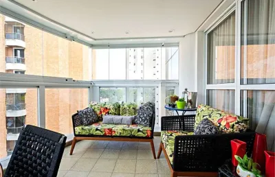 Apartamento para venda reformado de alto padrão no morumbi - 244m², 4 suítes 4 vagas