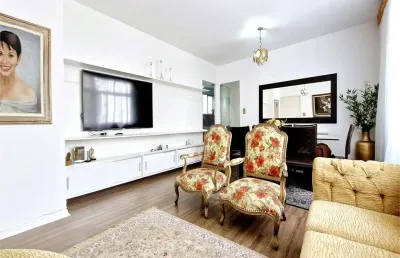 Apartamento para venda em higienópolis com 105 m², 3 dormitórios, 1 vaga!