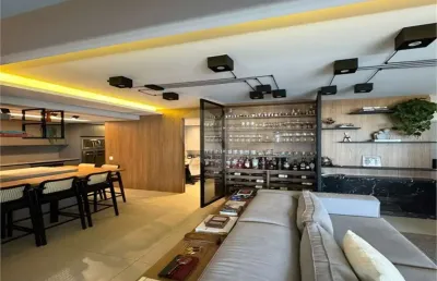 Apartamento com 3 suítes, sala com varanda integrada. 2 vagas e depósito na garagem no brooklin