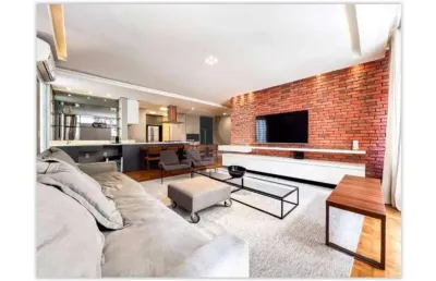 Locação no itaim! lindo apartamento mobiliado com 2 dorms, sendo 1 suite, varanda e bem localizado