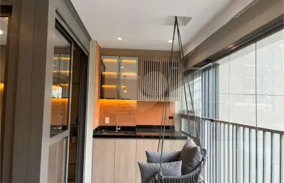 Apartamento mobiliado com 44 m2, 1 dormitório e 1 vaga a venda nos jardins