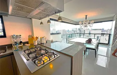 Apartamento à venda em moema pássaros, andar alto, com 185 m², 3 suítes e 3 vagas