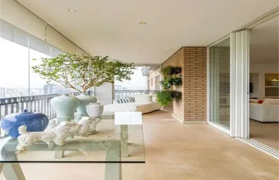 Apartamento de alto padrão a venda com 473m2 e 5 vagas em moema
