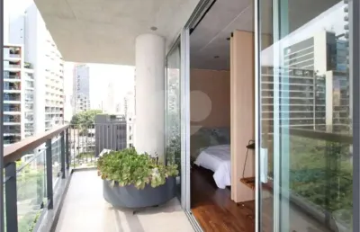 Apartamento á venda vila nova conceição - são paulo sp - 1 dormitório, cozinha americana, varanda, mobiliado e novo. 2 vagas e 70 m2 uteis.