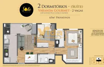 Apartamento com 3 quartos à venda na Vila Osasco, Osasco 