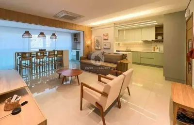 Apartamento porteira fechada no 2 quartos no boqueirão em santos