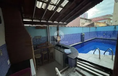 Casa com 3 quartos à venda no Embaré, Santos 