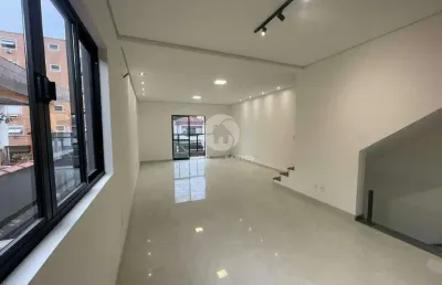 Casa sobreposta alta recém construída com 4 dormitórios à venda, 220 m² - embaré - santos/sp