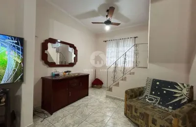 Casa com 2 dormitórios à venda, 117 m² por r$ 555.000,00 - macuco - santos/sp