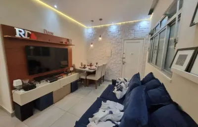 Apartamento com 2 dormitórios à venda, 64 m² por r$ 455.000,00 - embaré - santos/sp