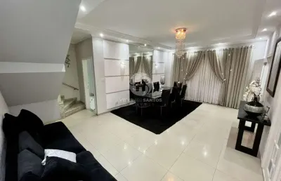 Sobrado com 3 dormitórios à venda, 188 m² por r$ 1.350.000,00 - vila belmiro - santos/sp