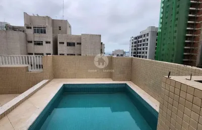 Cobertura à venda, 184 m² por r$ 1.550.000,00 - aparecida - santos/sp