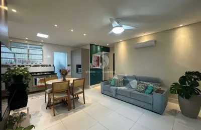 Apartamento à venda, 2 quartos, 1 vaga, macuco - santos/sp