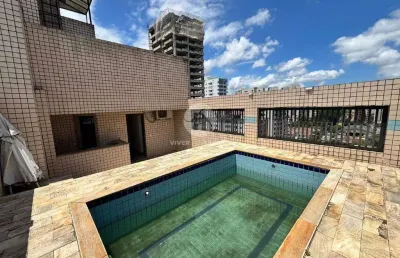 Cobertura à venda, 3 quartos, 1 suíte, 3 vagas, ponta da praia - santos/sp