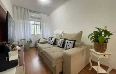 Apartamento à venda, 2 quartos, 1 suíte, 1 vaga, vila mathias - santos/sp