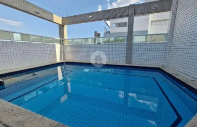 Aparatamento 3 dormitórios 1 suíte bairro pompeia com lazer - santos sp