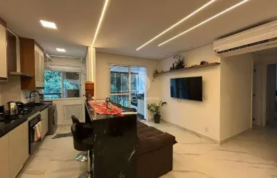 Apartamento à venda, 2 quartos, 1 suíte, 1 vaga, marapé - santos/sp