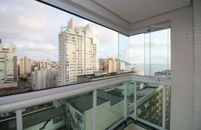 Apartamento à venda, 2 quartos, 2 suítes, 1 vaga, boqueirão - santos/sp