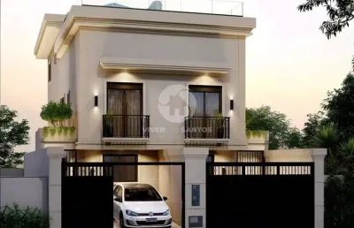 Maravilhoso sobrado triplex novo com piscina à venda – boqueirão – santos sp