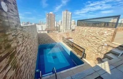Cobertura duplex 3 dormitórios (1 suíte) - à venda – campo grande – santos sp